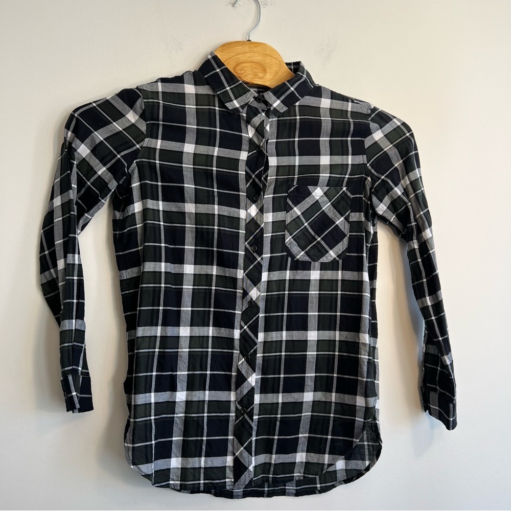 Athleta Woman’s Plaid Size Small Top
